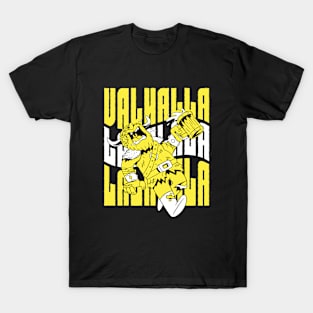 Valhalla Drunken Viking with Beer in hand T-Shirt